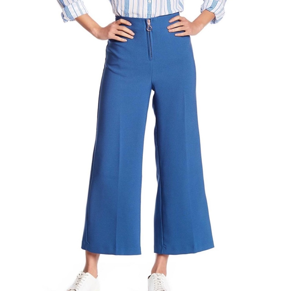 Retro 70s inspired high waisted dress pants